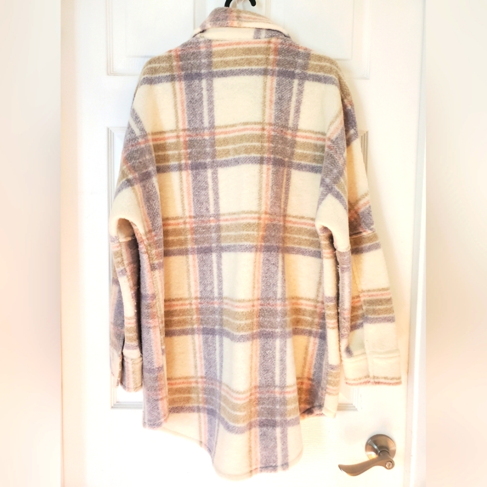 Check Flannel Shacket - Picture 2 of 2
